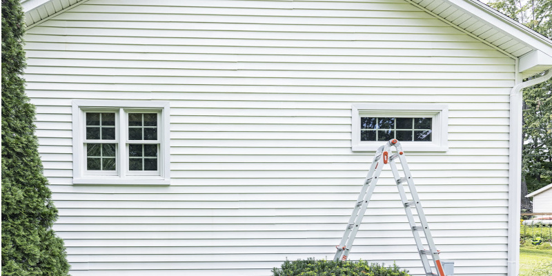 Home softwash white vinyl